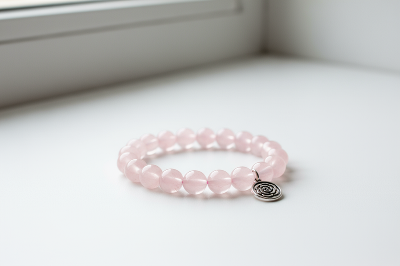 Roosa kvartsi käevõru